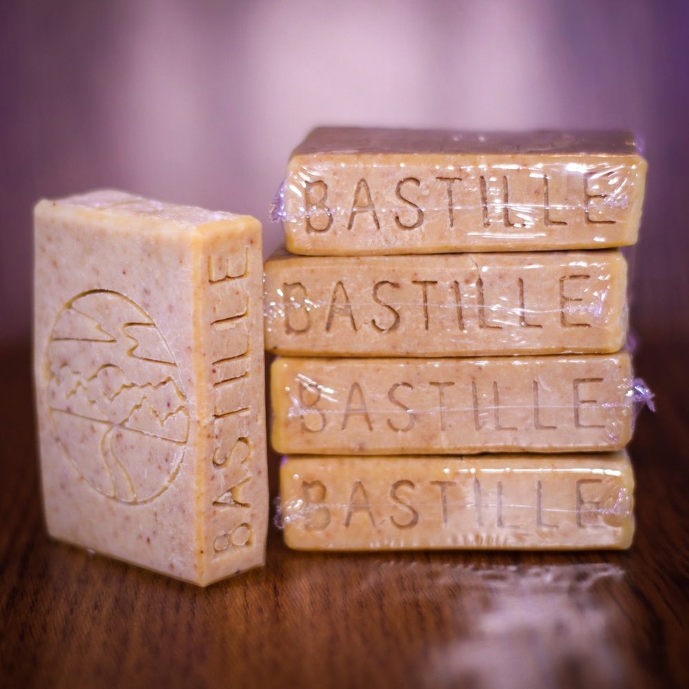 Banana Bastille baby safe cold process handmade sensitive skin soap